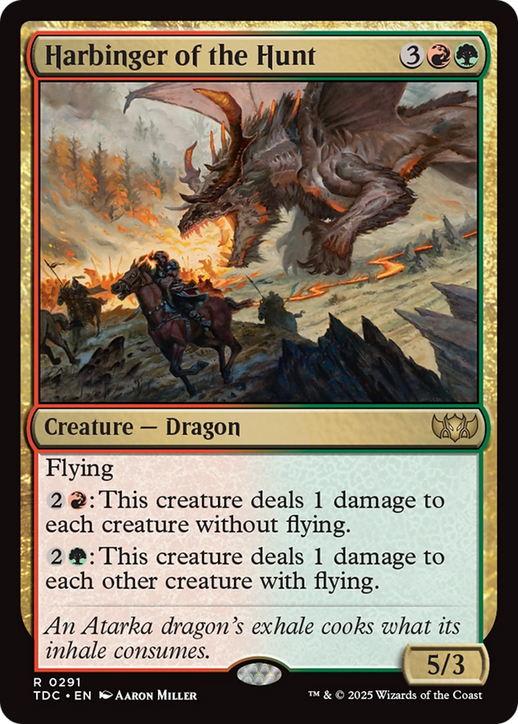 Harbinger of the Hunt [Tarkir: Dragonstorm Commander] | Dragon's Lair Comics and Fantasy Houston TX