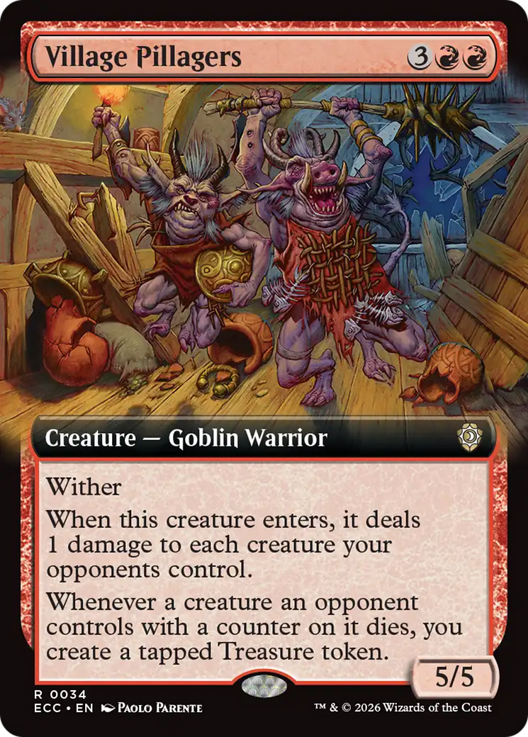 Village Pillagers (Extended Art) [Lorwyn Eclipsed Commander] | Odin's Place