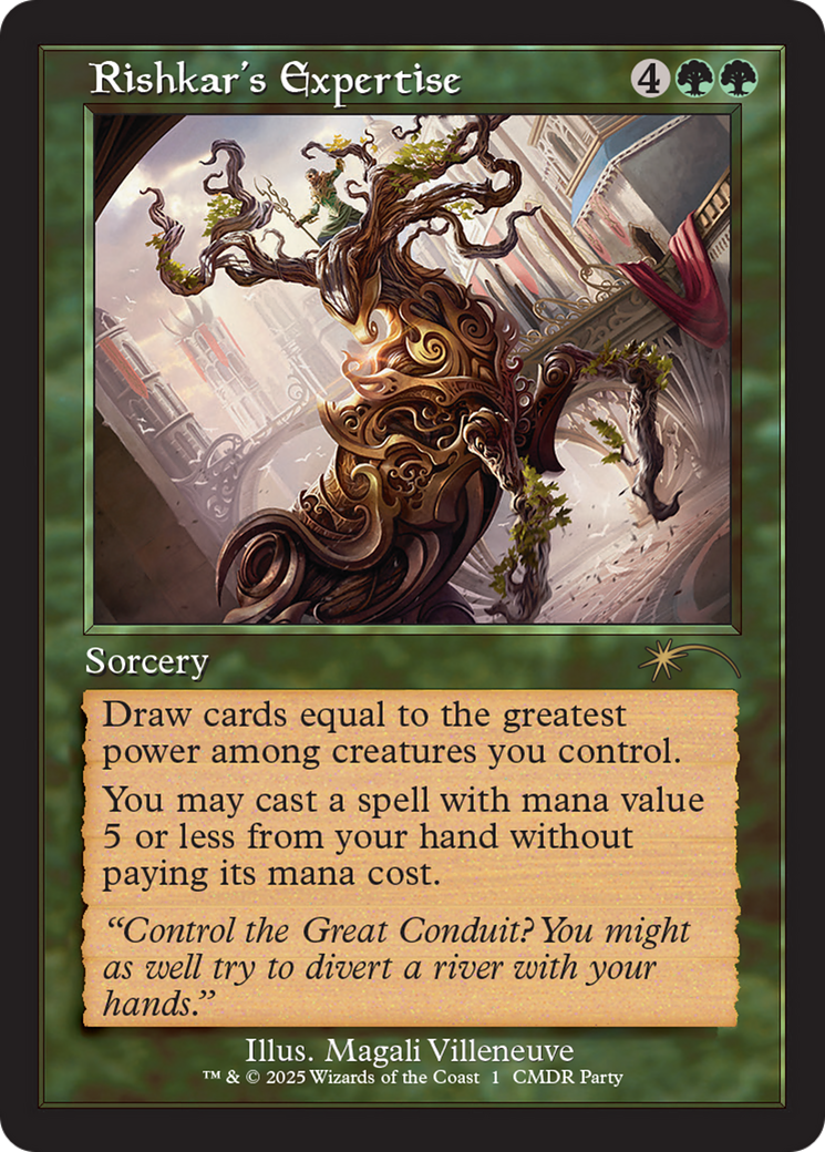 Rishkar's Expertise (Retro Frame) [Wizards Play Network 2025] | Dragon's Lair Comics and Fantasy Houston TX
