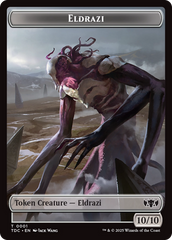 Eldrazi // Citizen Double-Sided Token [Tarkir: Dragonstorm Commander Tokens] | Dragon's Lair Comics and Fantasy Houston TX