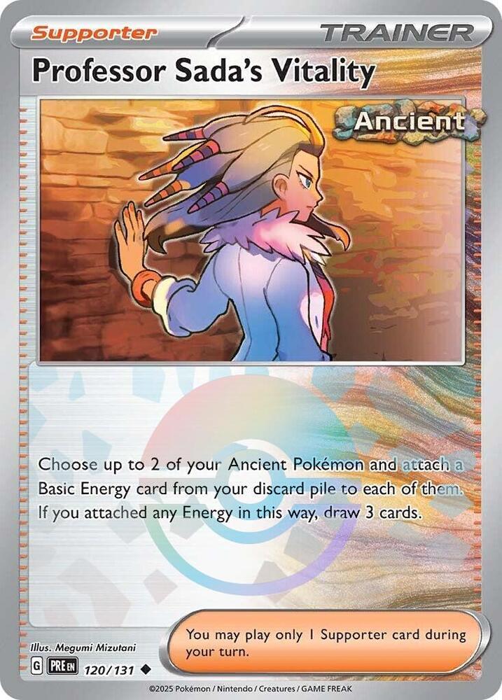 Professor Sada's Vitality (120/131) (Poke Ball Pattern) [Scarlet & Violet: Prismatic Evolutions] | Dragon's Lair Comics and Fantasy Houston TX