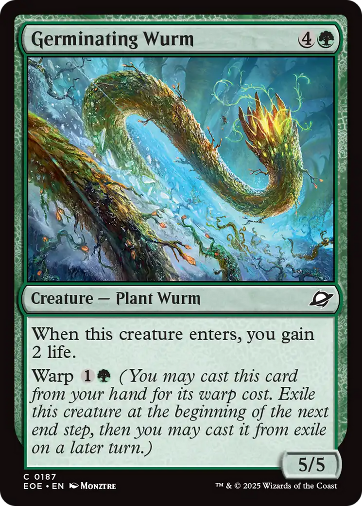 Germinating Wurm [Edge of Eternities] | Dragon's Lair Comics and Fantasy Houston TX