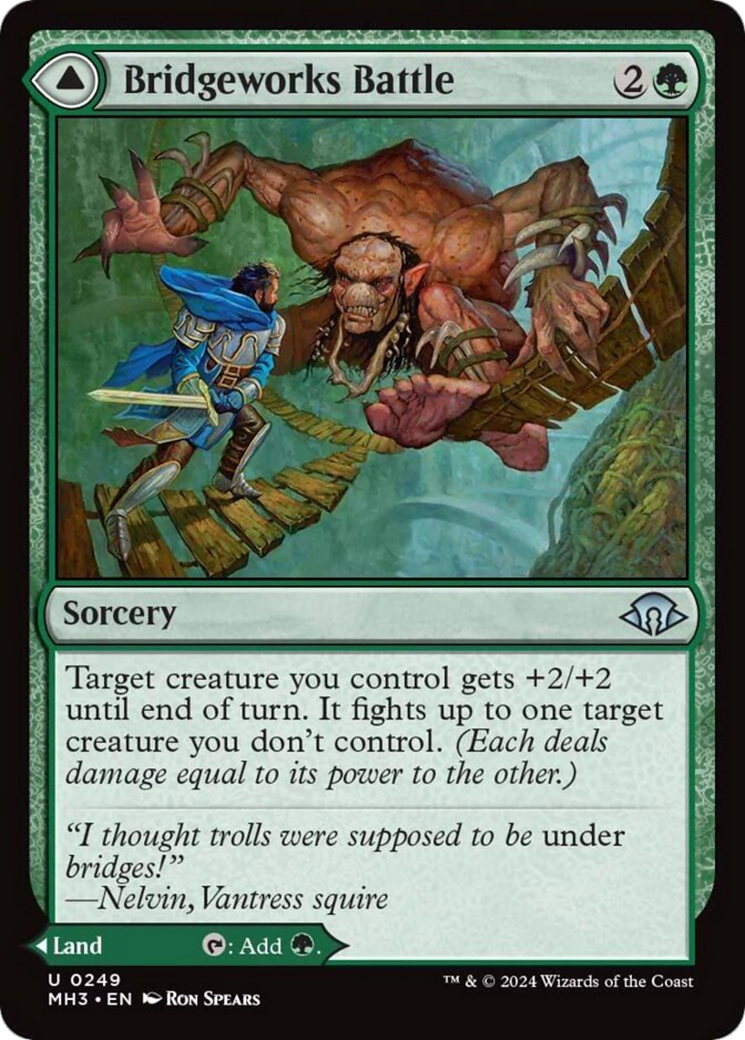 Bridgeworks Battle // Tanglespan Bridgeworks [Modern Horizons 3] | Dragon's Lair Comics and Fantasy Houston TX