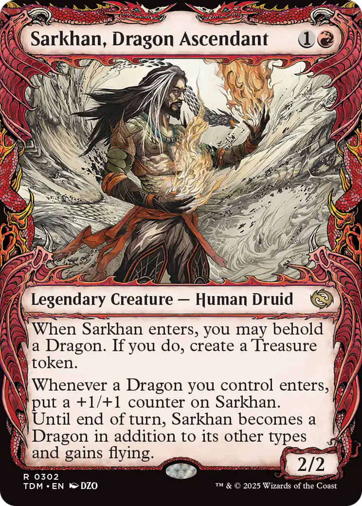 Sarkhan, Dragon Ascendant (0302) (Showcase) [Tarkir: Dragonstorm] | Odin's Place