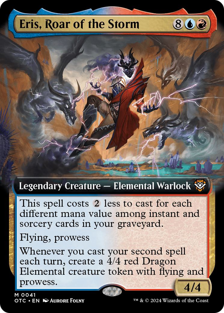 Eris, Roar of the Storm (Extended Art) [Outlaws of Thunder Junction Commander] | Dragon's Lair Comics and Fantasy Houston TX