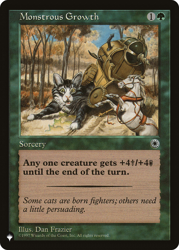 Monstrous Growth (Flavor Text) [The List] | Dragon's Lair Comics and Fantasy Houston TX