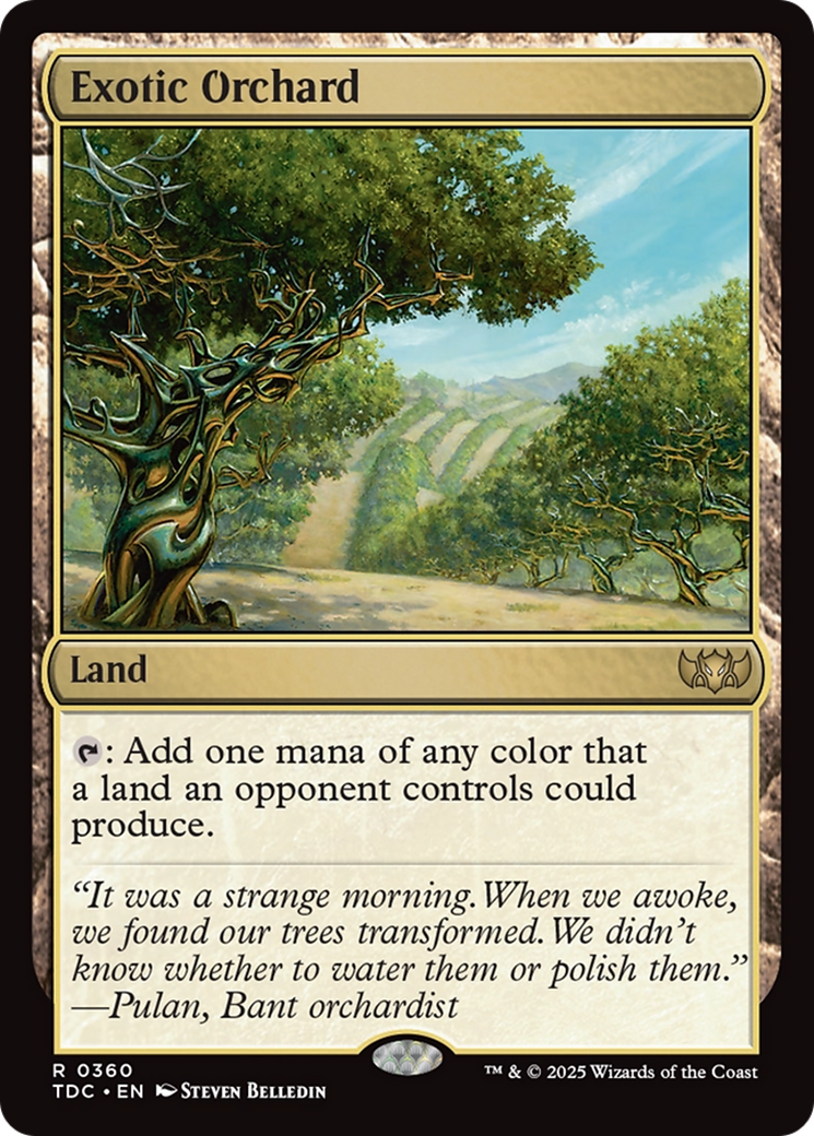 Exotic Orchard [Tarkir: Dragonstorm Commander] | Dragon's Lair Comics and Fantasy Houston TX