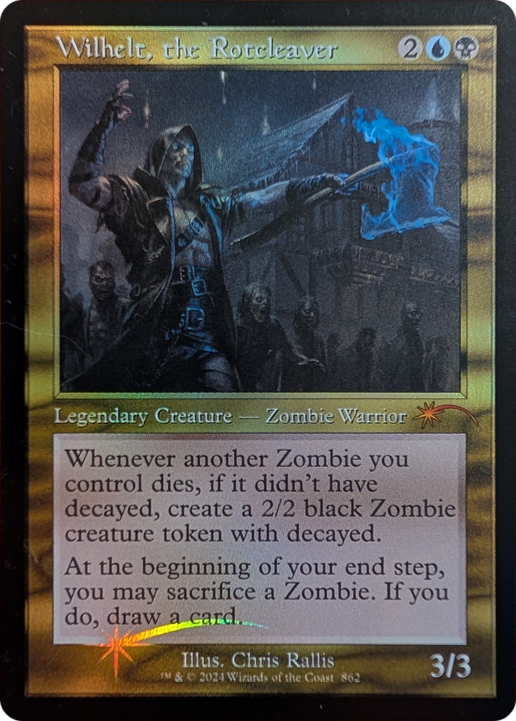 Wilhelt, the Rotcleaver (Retro Frame) [Secret Lair Drop Series] | Dragon's Lair Comics and Fantasy Houston TX
