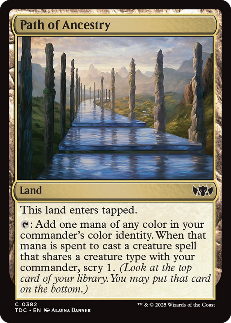 Path of Ancestry [Tarkir: Dragonstorm Commander] | Dragon's Lair Comics and Fantasy Houston TX