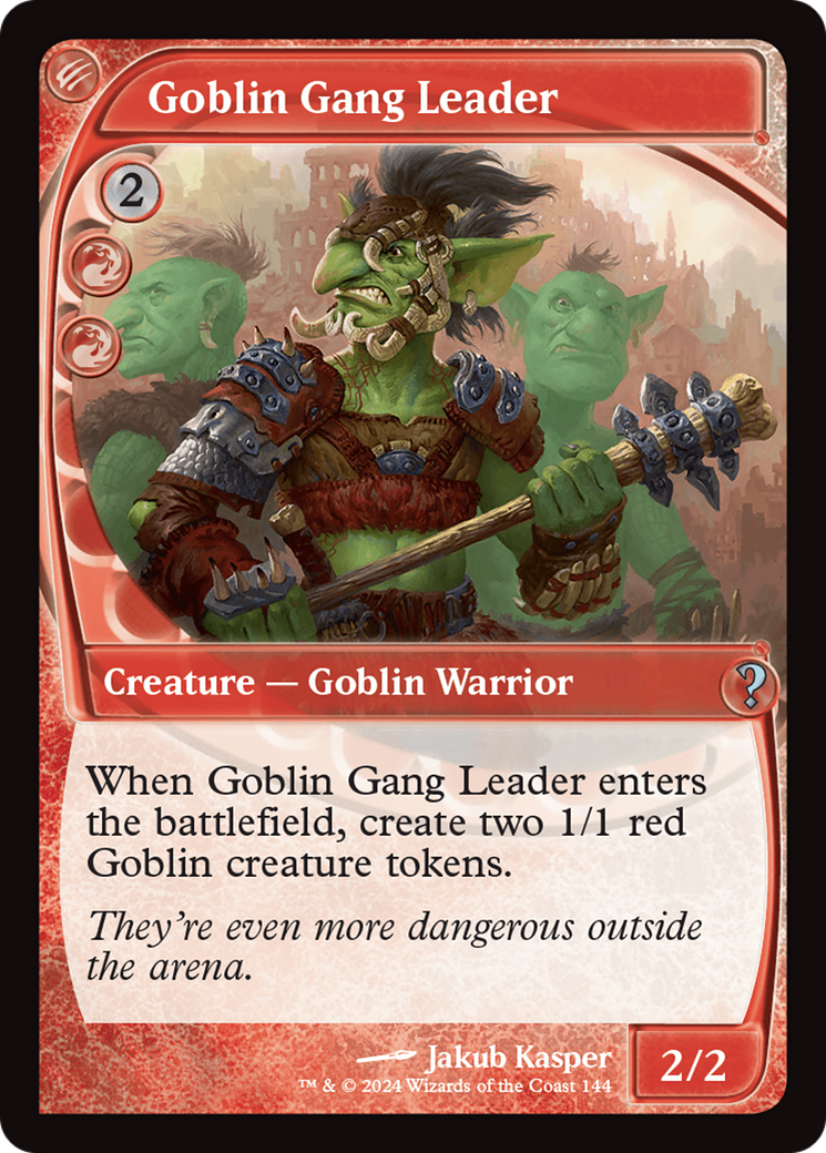 Goblin Gang Leader (Future Sight) [Mystery Booster 2] | Dragon's Lair Comics and Fantasy Houston TX