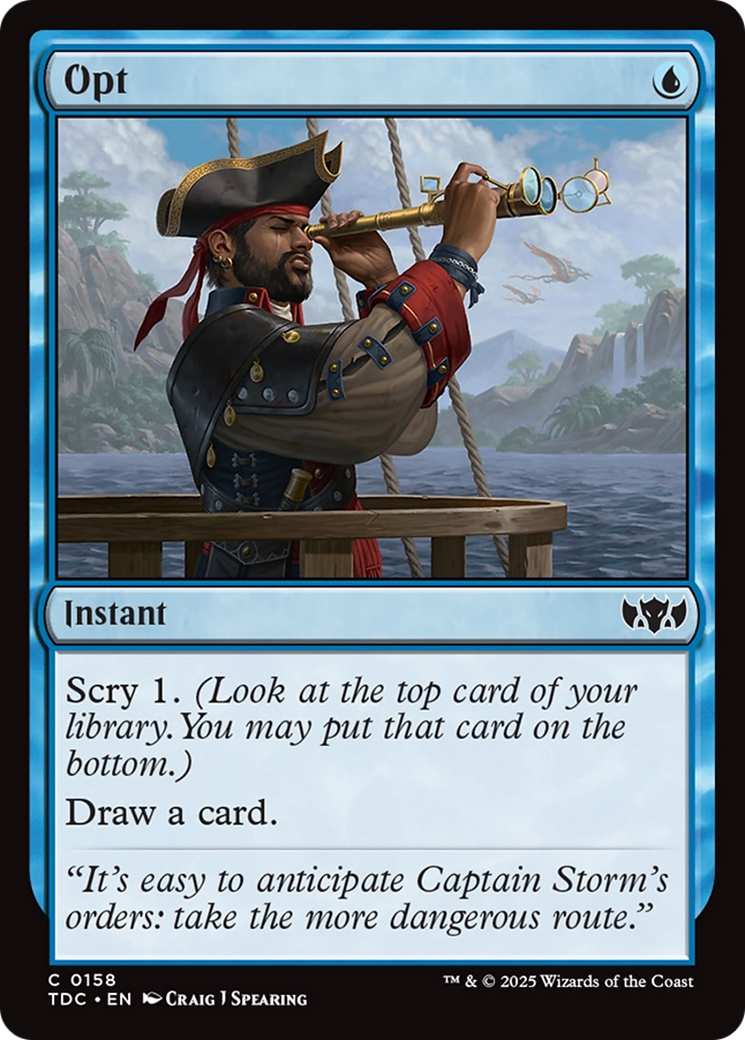 Opt [Tarkir: Dragonstorm Commander] | Dragon's Lair Comics and Fantasy Houston TX