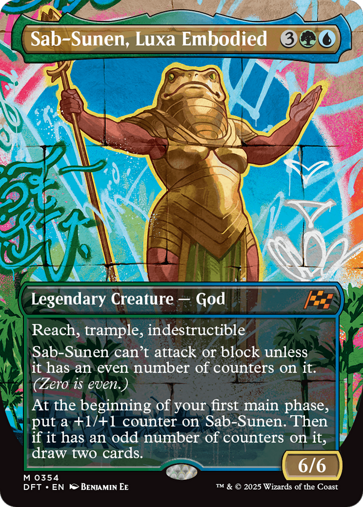 Sab-Sunen, Luxa Embodied (Borderless) [Aetherdrift] | Dragon's Lair Comics and Fantasy Houston TX