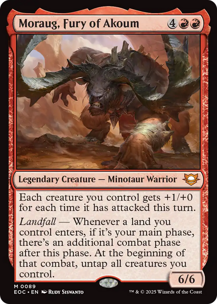 Moraug, Fury of Akoum [Edge of Eternities Commander] | Dragon's Lair Comics and Fantasy Houston TX