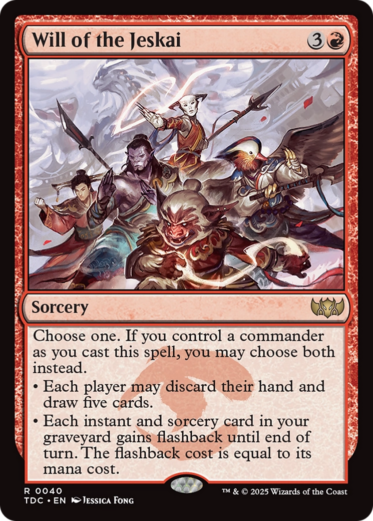Will of the Jeskai [Tarkir: Dragonstorm Commander] | Dragon's Lair Comics and Fantasy Houston TX