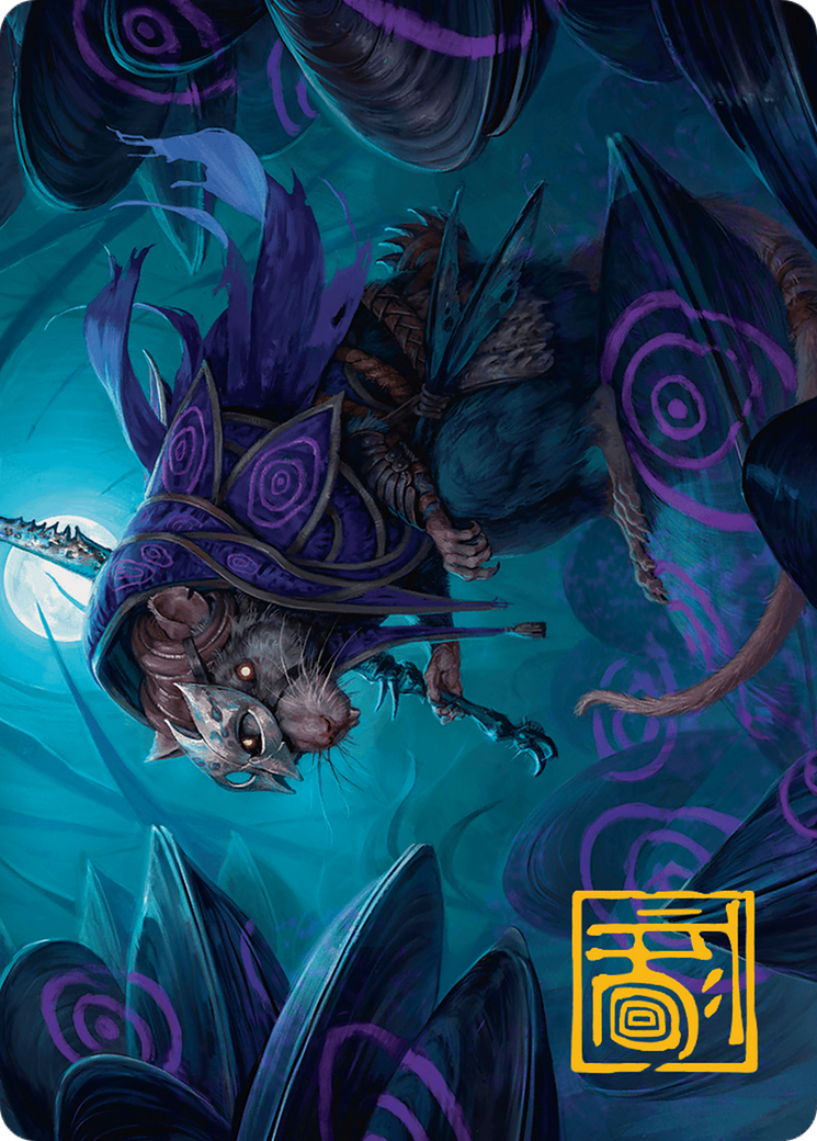 Nightwhorl Hermit Art Card (Gold-Stamped Signature) [Bloomburrow Art Series] | Dragon's Lair Comics and Fantasy Houston TX