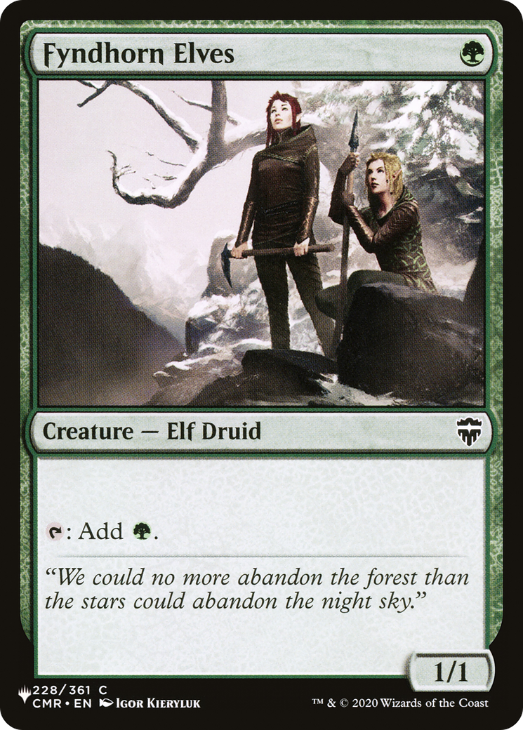 Fyndhorn Elves [The List] | Dragon's Lair Comics and Fantasy Houston TX