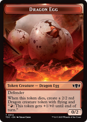 Dragon Egg // Dragon (0013) Double-Sided Token [Tarkir: Dragonstorm Commander Tokens] | Dragon's Lair Comics and Fantasy Houston TX