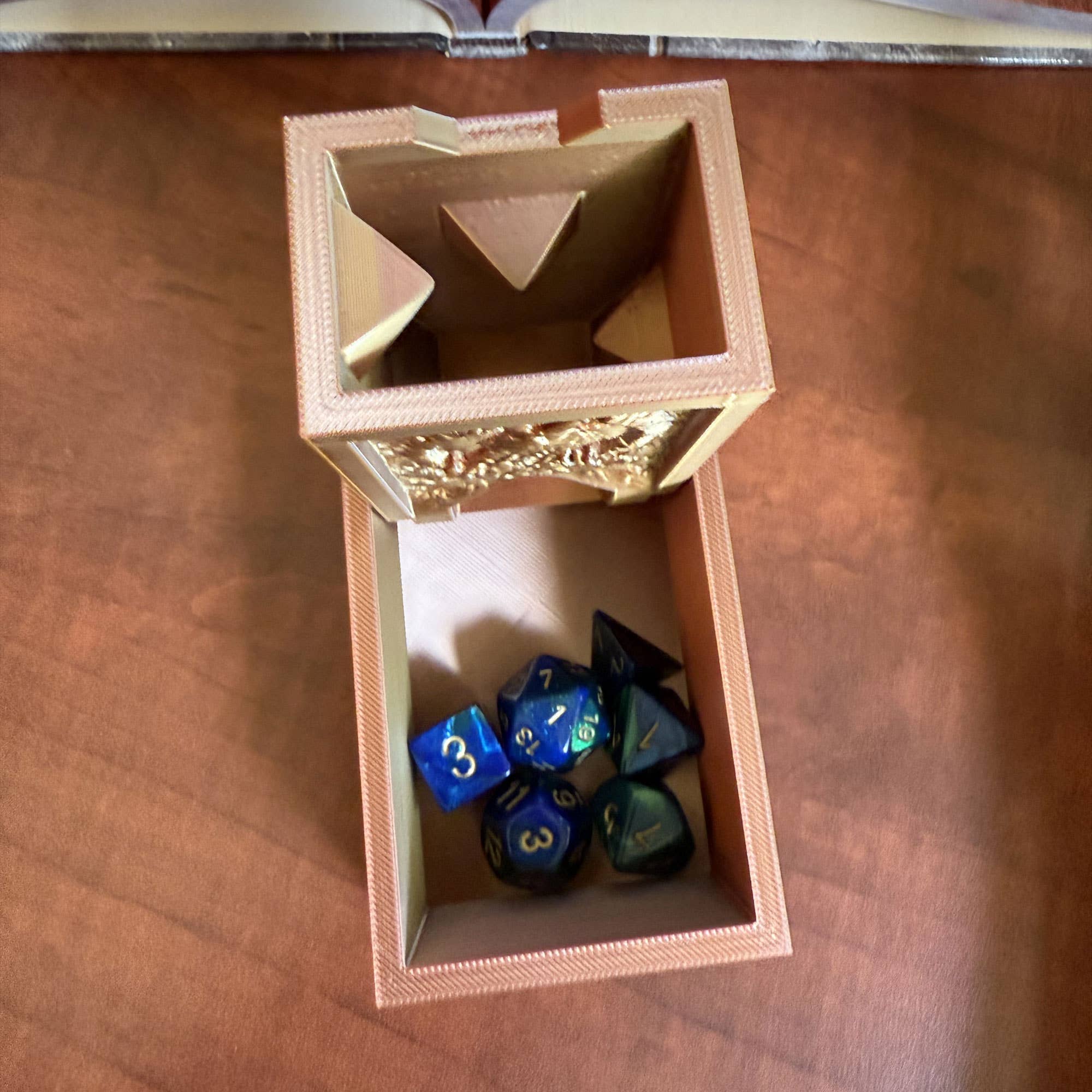 Folding Dragon Dice Tower & Storage | TTRPG, D&D, TCG, CoC | Dragon's Lair Comics and Fantasy Houston TX