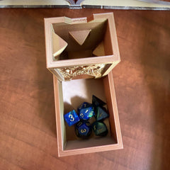 Folding Dragon Dice Tower & Storage | TTRPG, D&D, TCG, CoC | Dragon's Lair Comics and Fantasy Houston TX