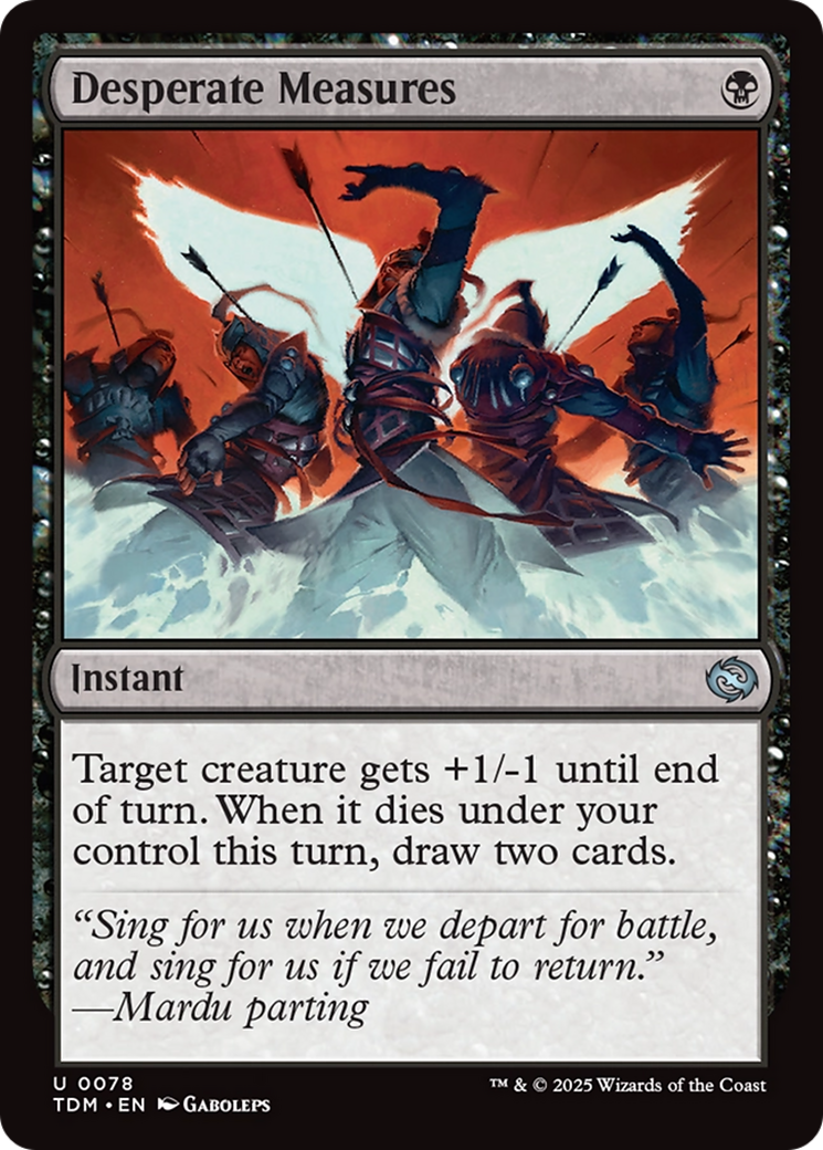 Desperate Measures [Tarkir: Dragonstorm] | Dragon's Lair Comics and Fantasy Houston TX