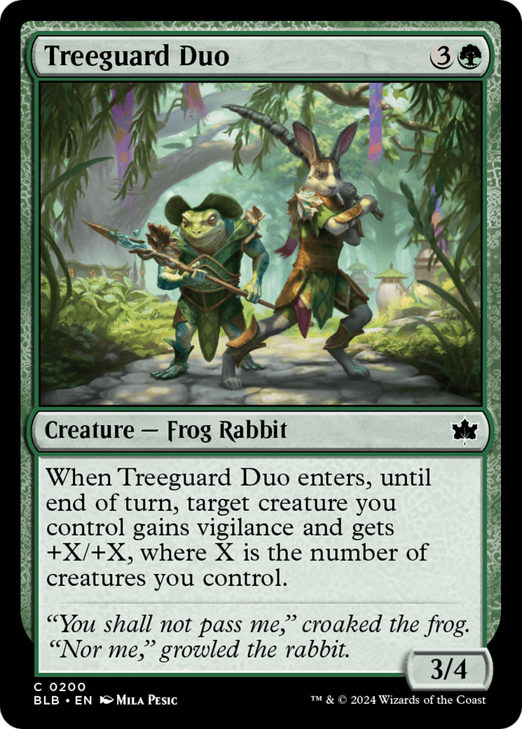 Treeguard Duo [Bloomburrow] | Dragon's Lair Comics and Fantasy Houston TX