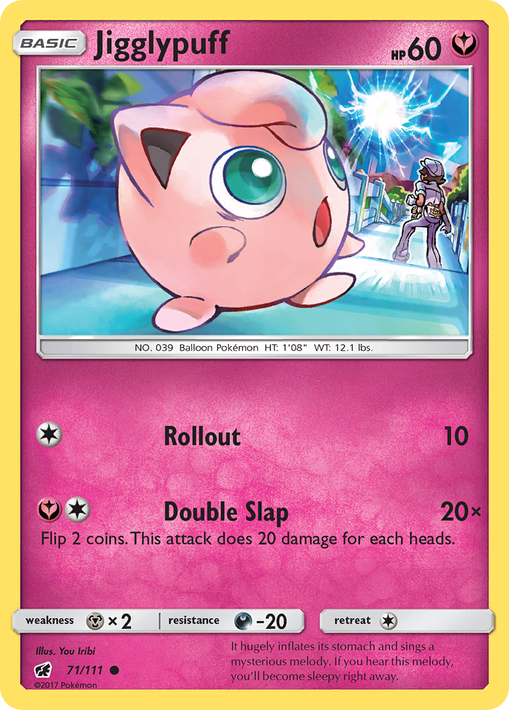 Jigglypuff (71/111) (Build A Bear Workshop Exclusive) [Sun & Moon: Crimson Invasion] | Odin's Place
