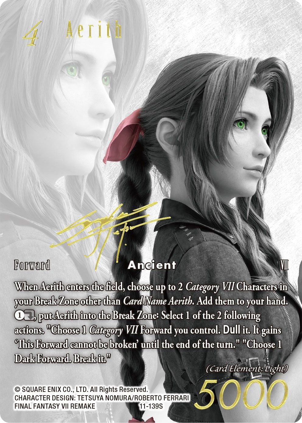 Aerith (Noir Promo) [Promo Cards] | Dragon's Lair Comics and Fantasy Houston TX