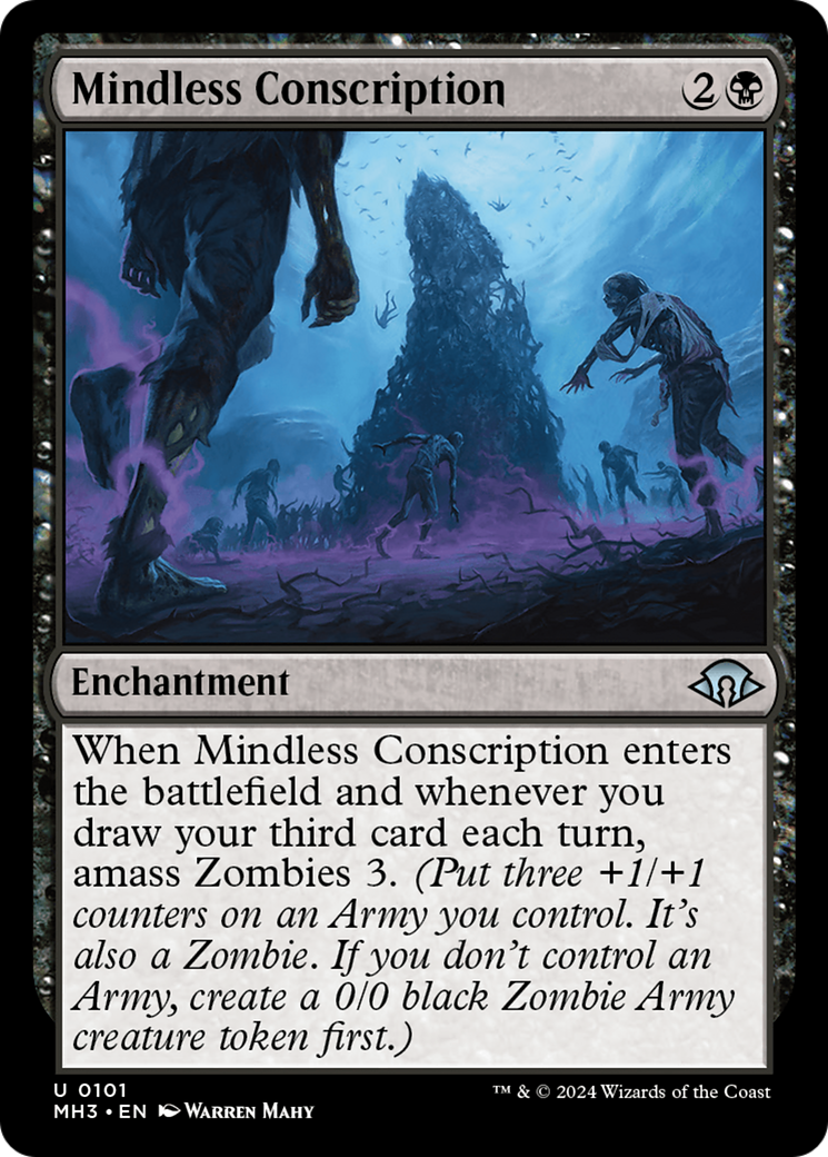 Mindless Conscription [Modern Horizons 3] | Dragon's Lair Comics and Fantasy Houston TX