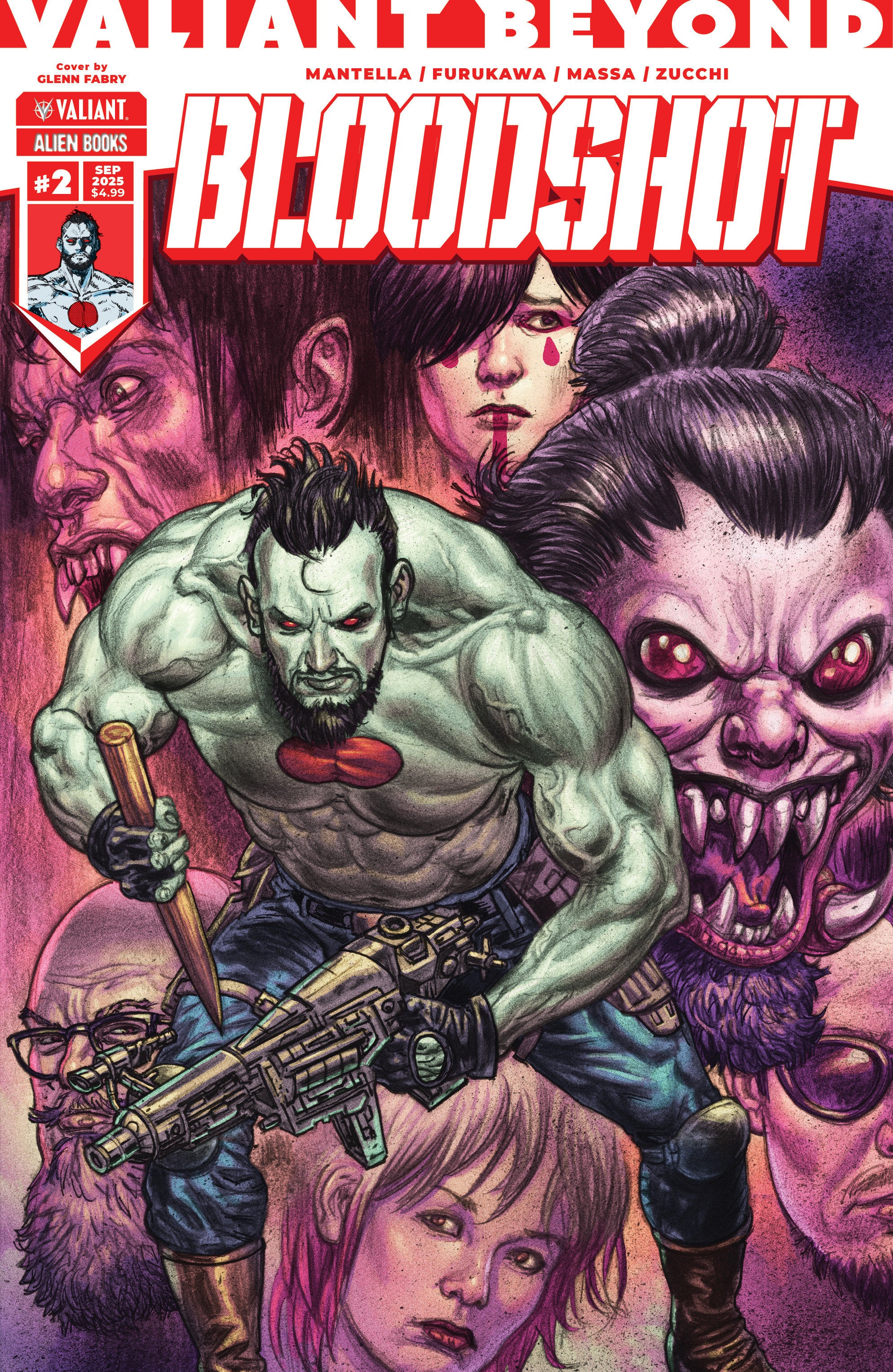 Valiant Beyond: Bloodshot #2 Cover A (Fabry) | Dragon's Lair Comics and Fantasy Houston TX