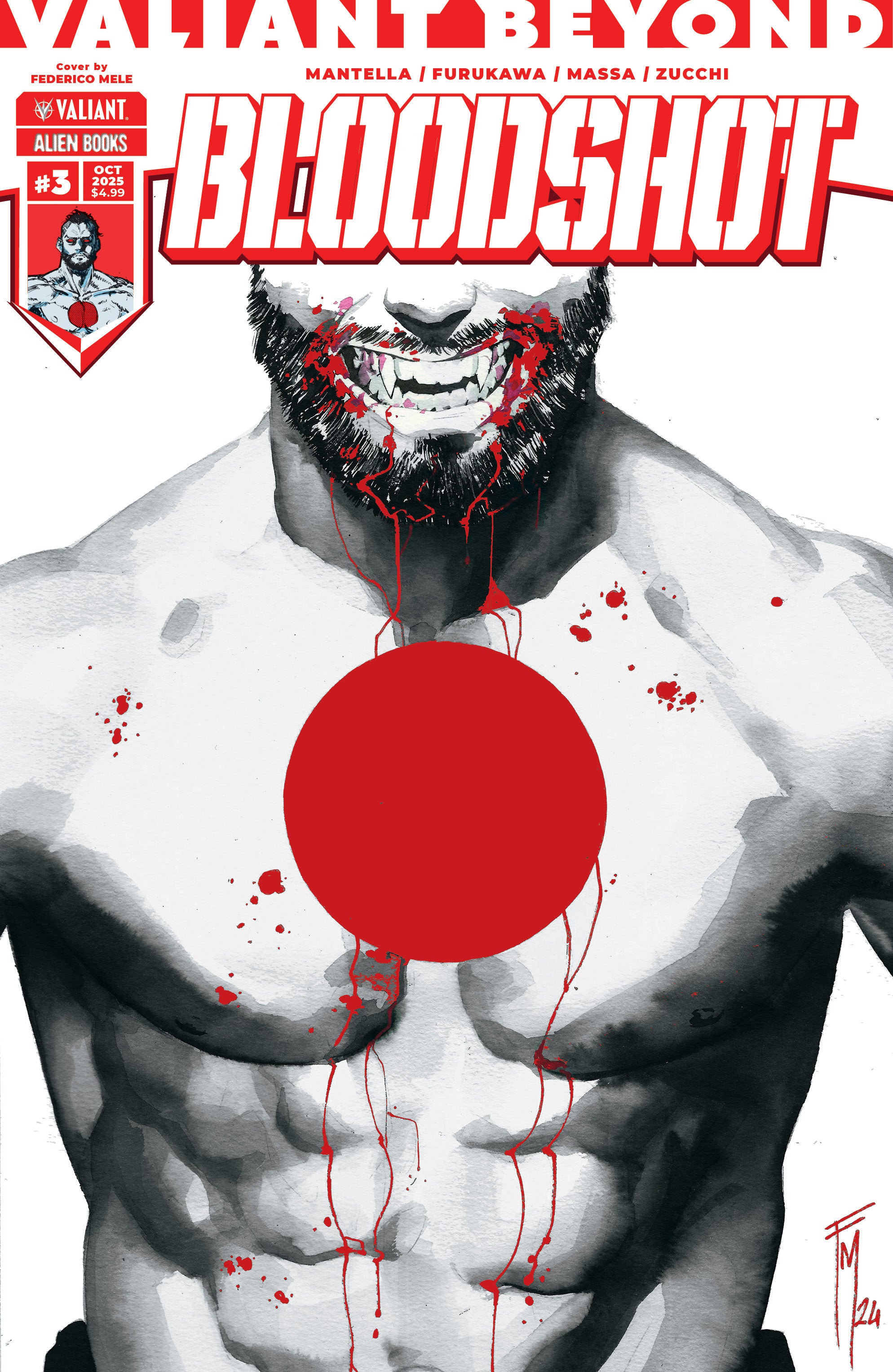 Valiant Beyond: Bloodshot #3 Variant B (Mele) | Dragon's Lair Comics and Fantasy Houston TX
