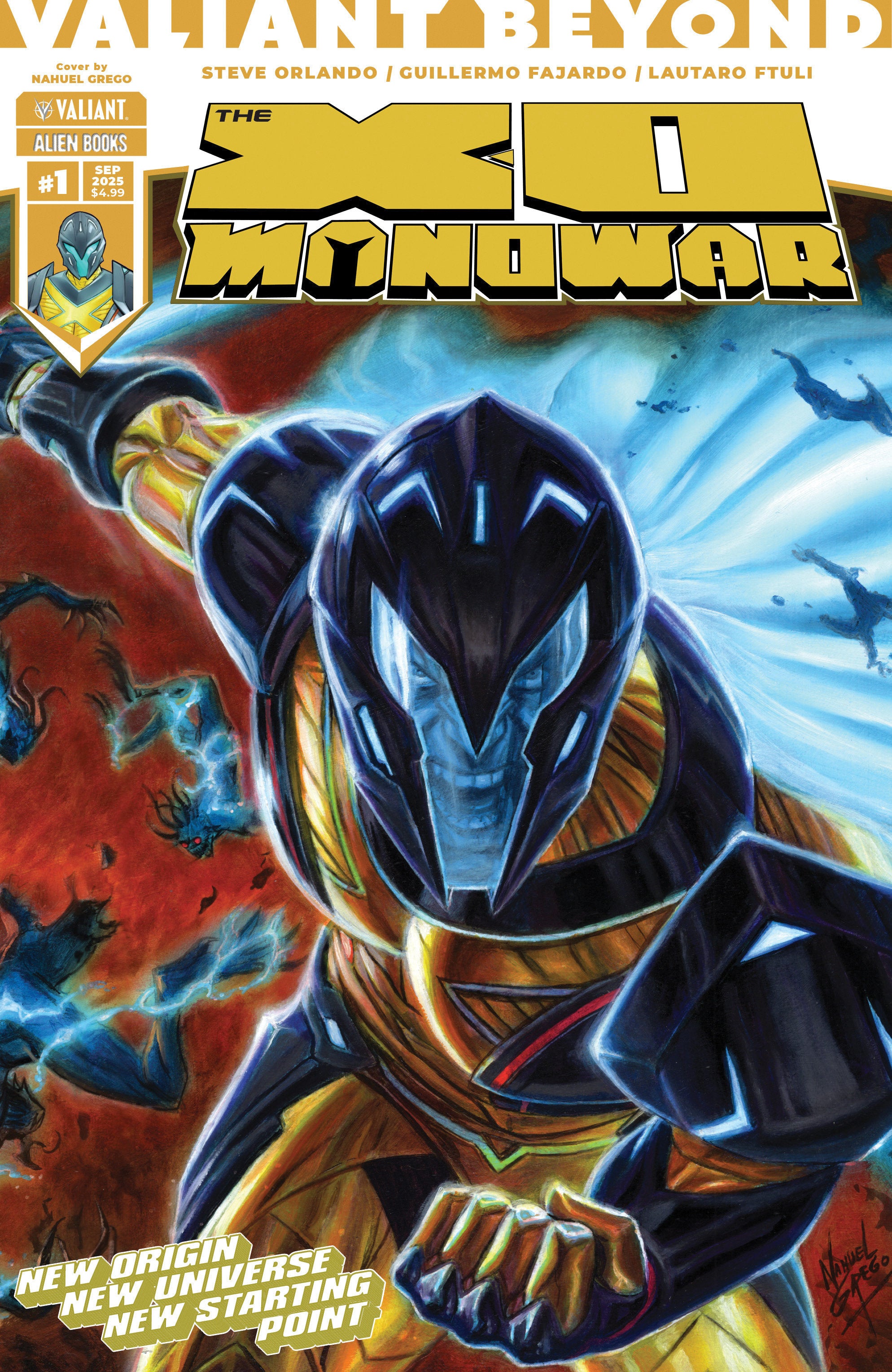 Valiant Beyond: The X O Manowar #1 Variant B (Grego Wraparound Variant) | Dragon's Lair Comics and Fantasy Houston TX