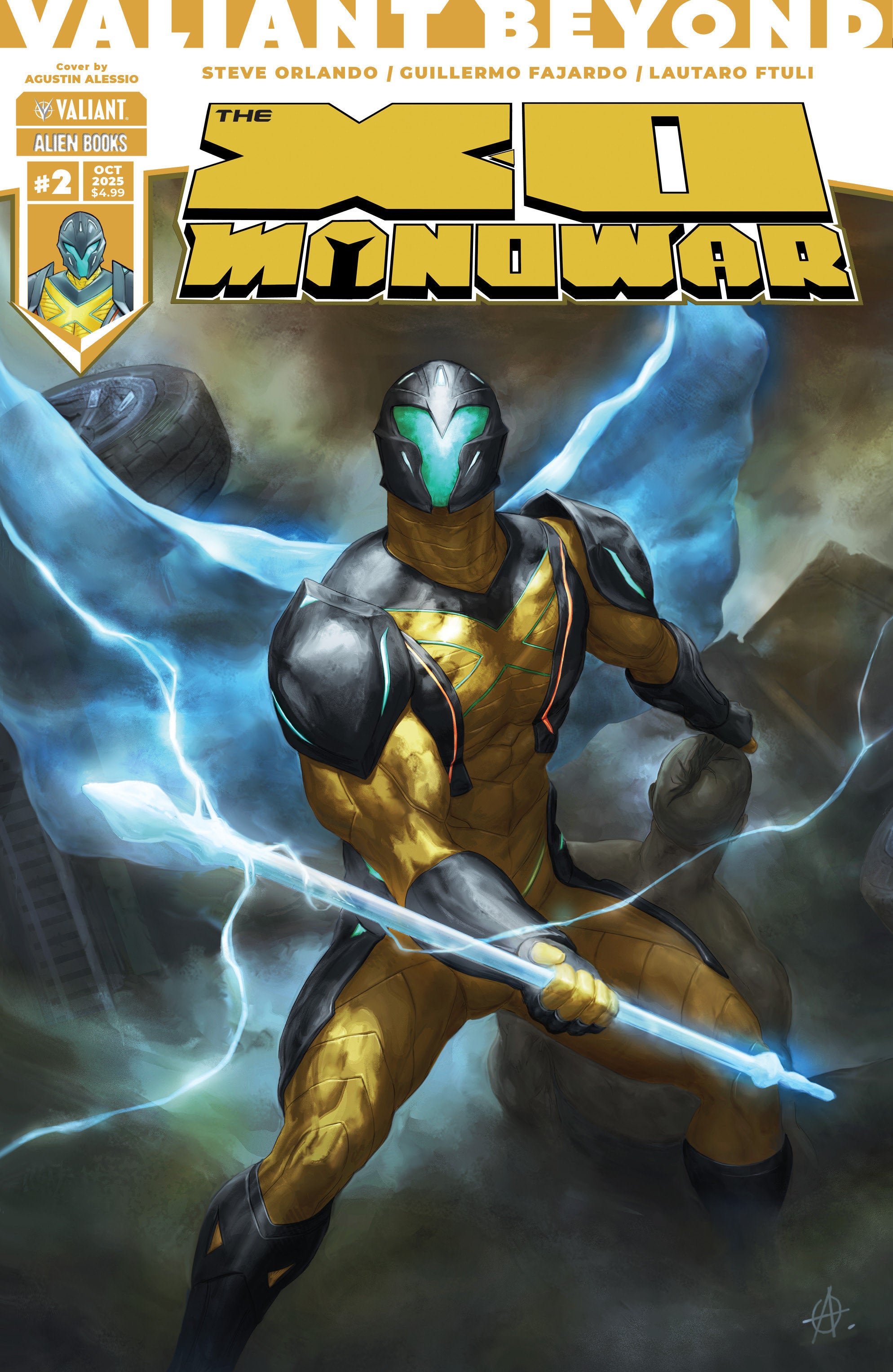 Valiant Beyond: The X O Manowar #2 Cover A (Alessio) | Dragon's Lair Comics and Fantasy Houston TX