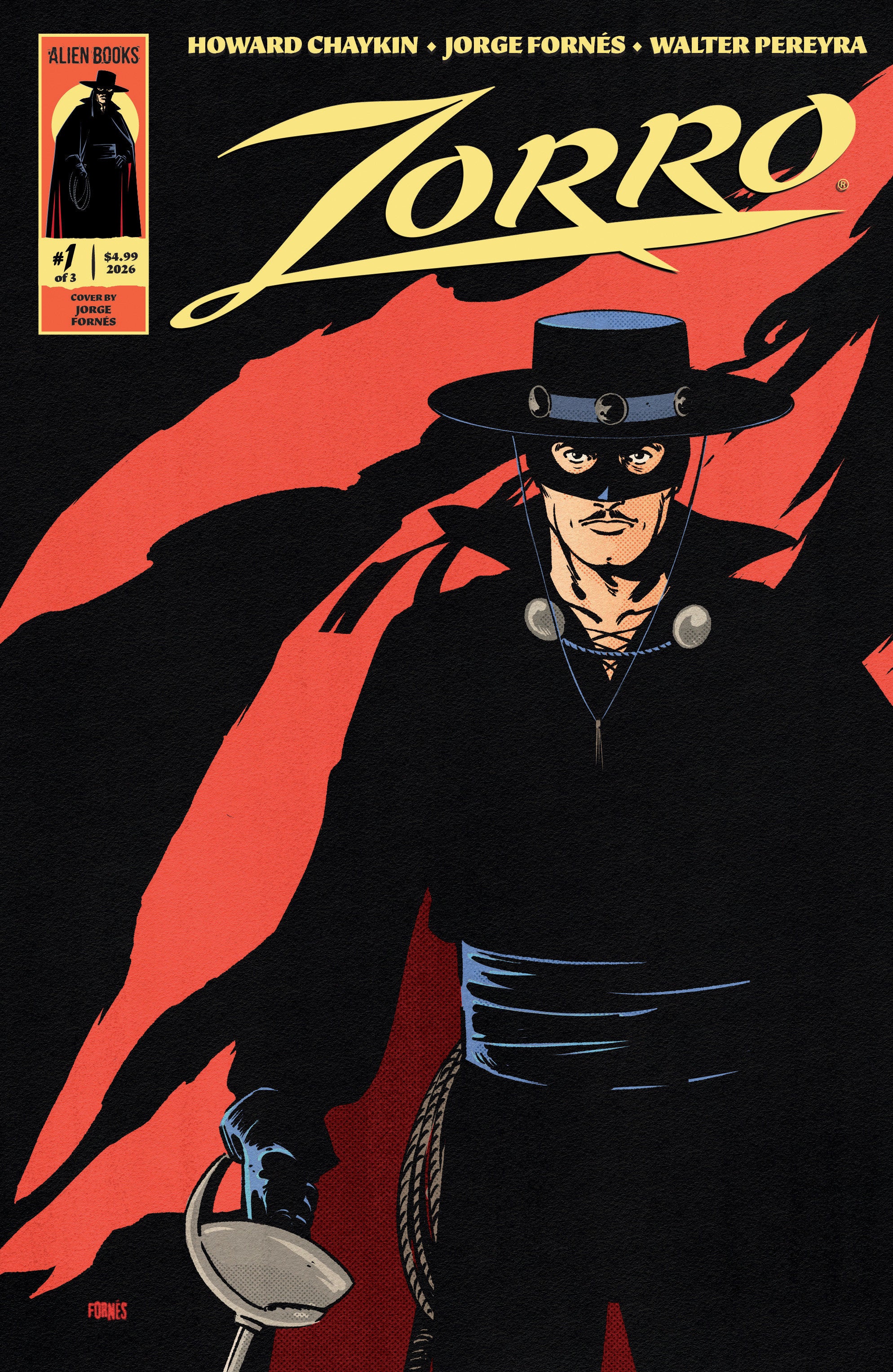 Zorro #1 Cover A (Fornés) | Odin's Place