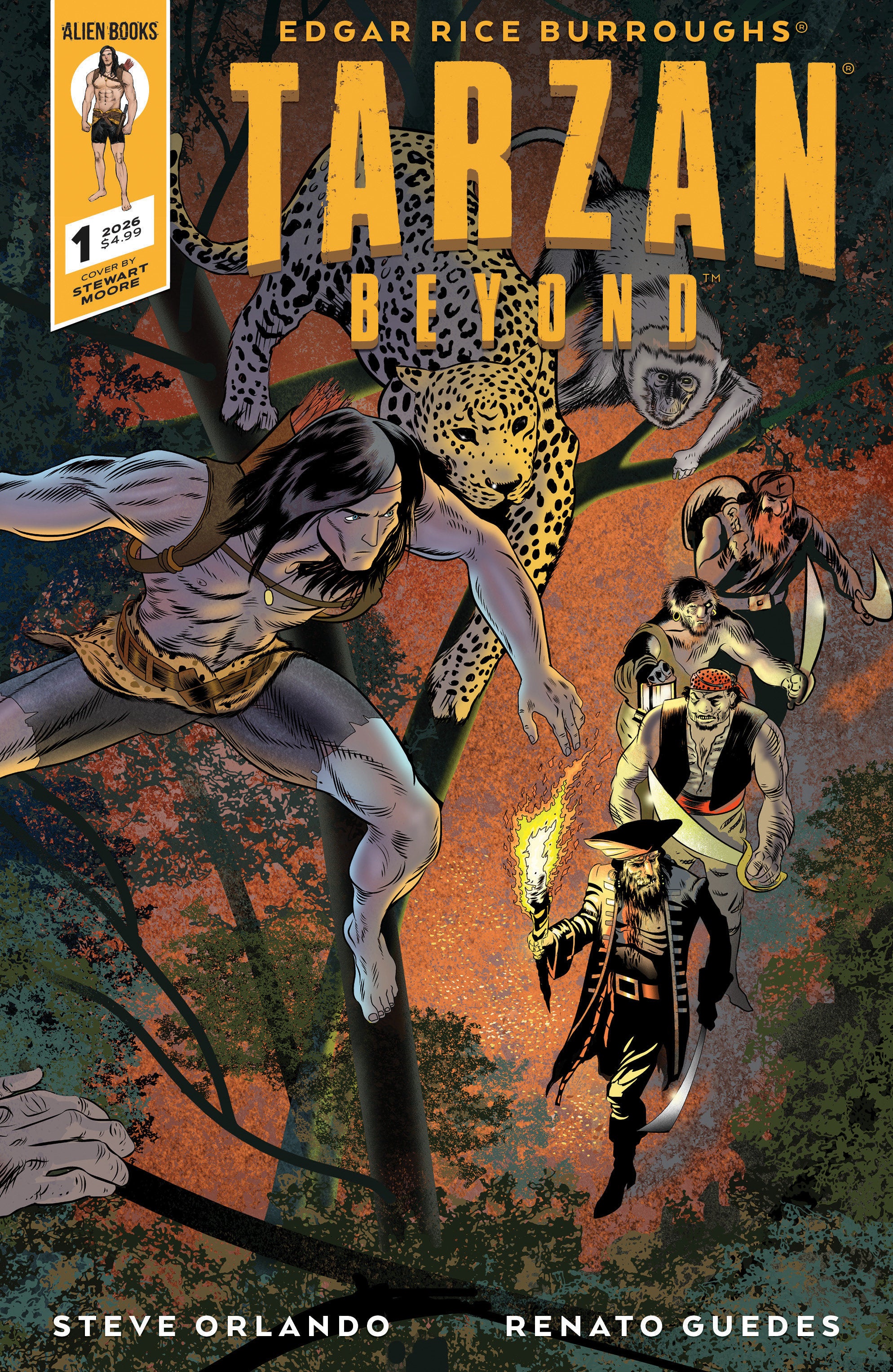 Tarzan Beyond #1 Variant C (Moore Wraparound Variant) | Odin's Place