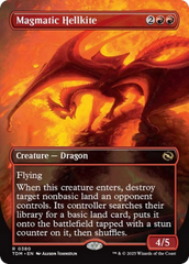 Magmatic Hellkite (Borderless) [Tarkir: Dragonstorm] | Dragon's Lair Comics and Fantasy Houston TX