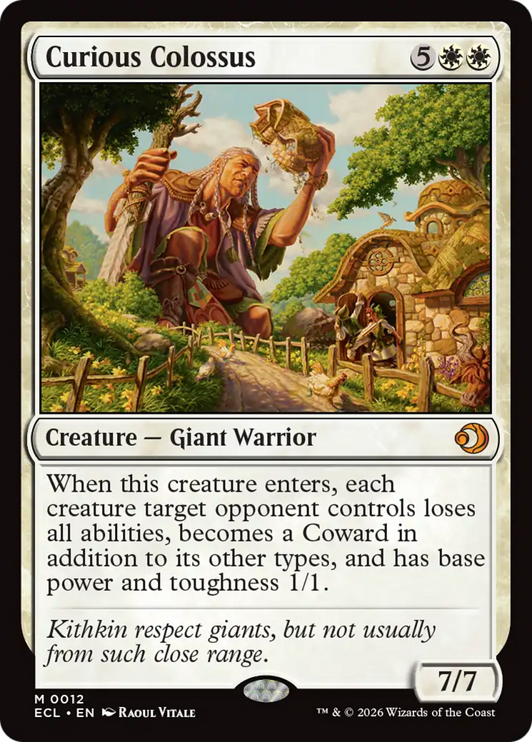 Curious Colossus [Lorwyn Eclipsed] | Odin's Place