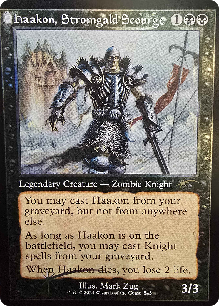 Haakon, Stromgald Scourge (Retro Frame) [Secret Lair Drop Series] | Dragon's Lair Comics and Fantasy Houston TX