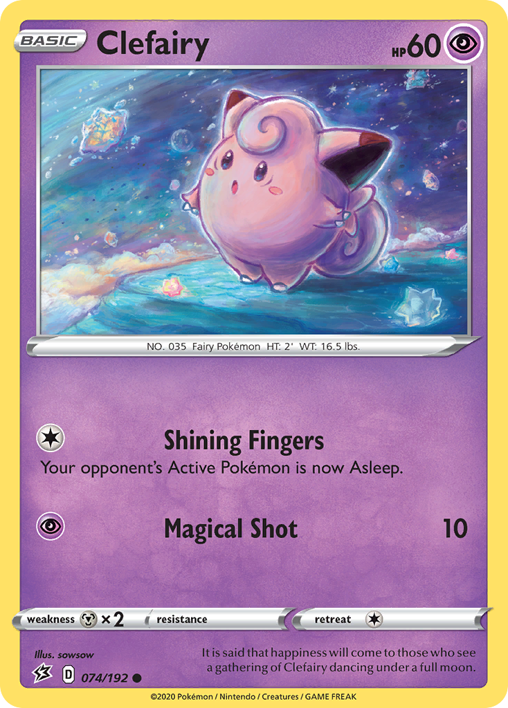 Clefairy (074/192) [Sword & Shield: Rebel Clash] | Odin's Place