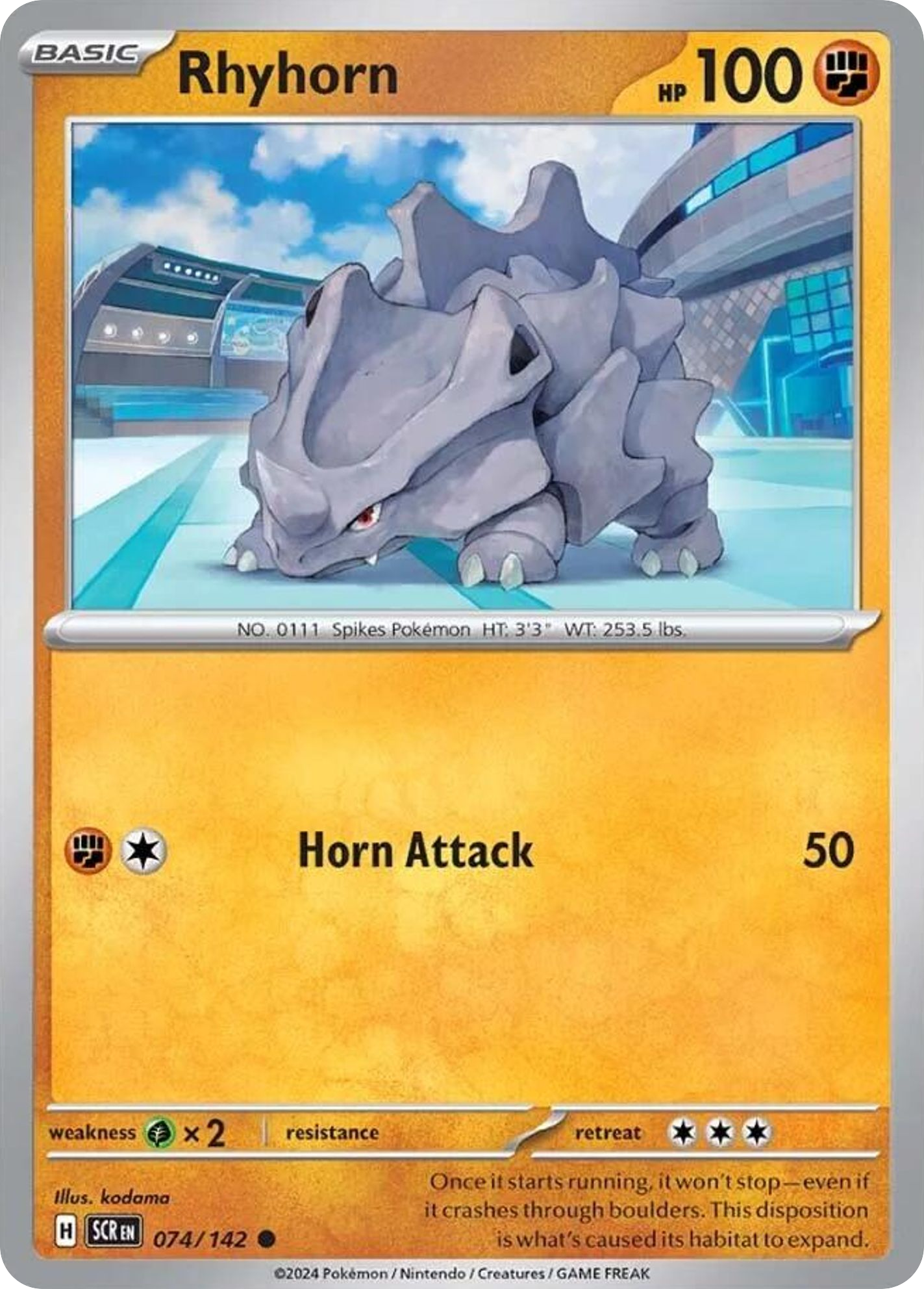 Rhyhorn (074/142) [Scarlet & Violet: Stellar Crown] | Odin's Place