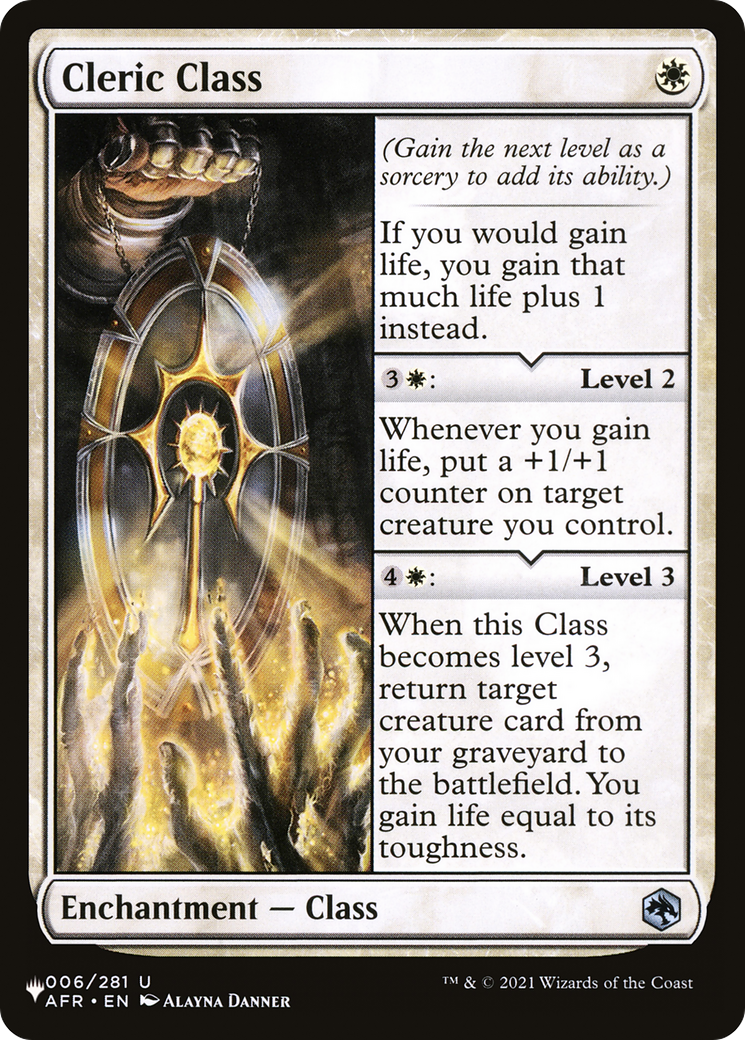 Cleric Class [The List] | Dragon's Lair Comics and Fantasy Houston TX