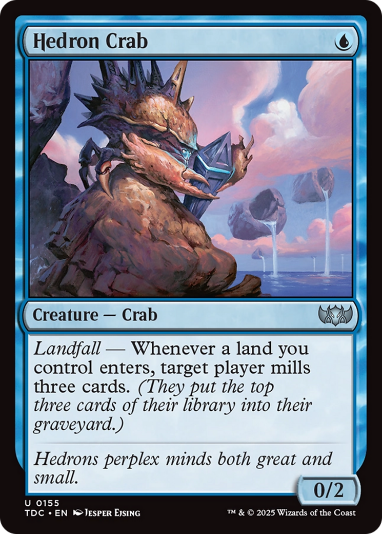 Hedron Crab [Tarkir: Dragonstorm Commander] | Dragon's Lair Comics and Fantasy Houston TX