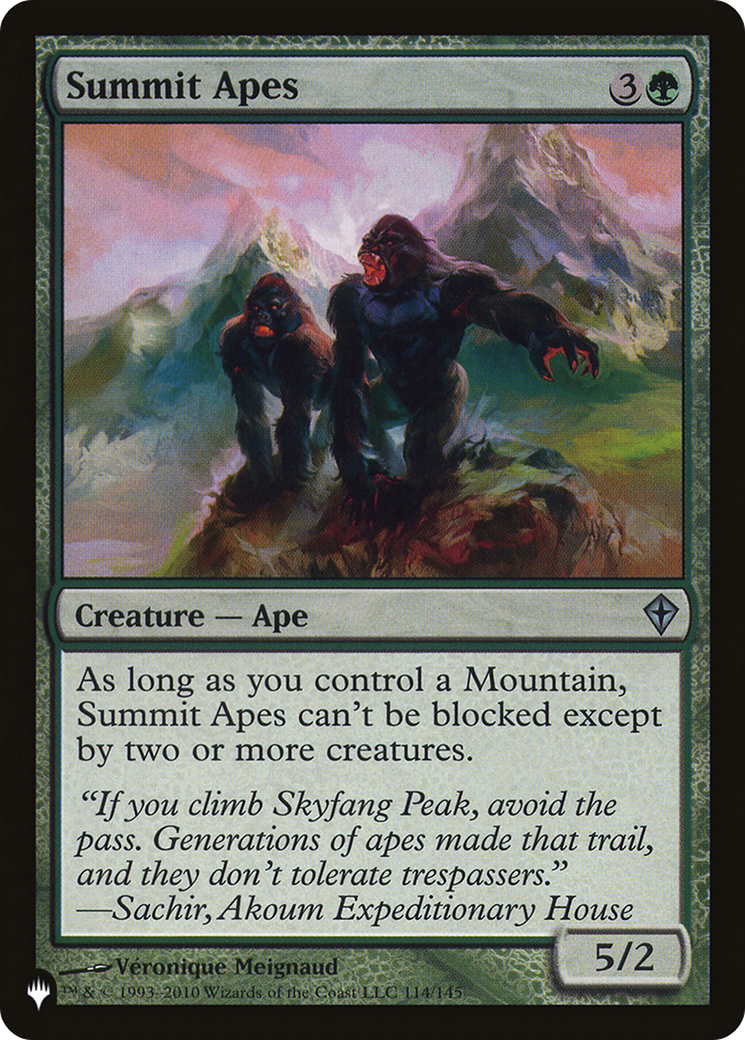 Summit Apes [The List] | Dragon's Lair Comics and Fantasy Houston TX