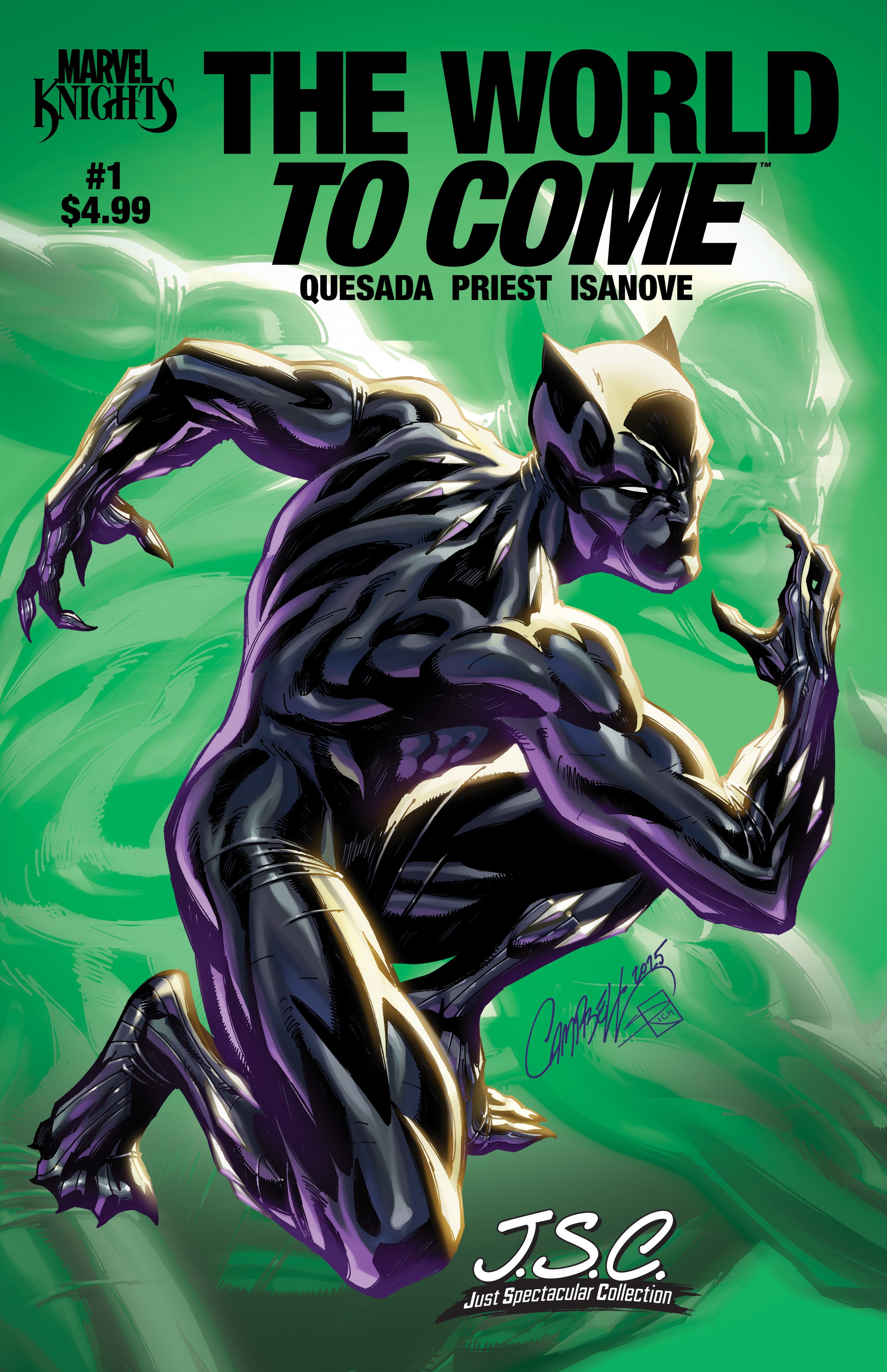 Marvel Knights: The World To Come #3 J. Scott Campbell Just Spectacular Collection Variant | Dragon's Lair Comics and Fantasy Houston TX