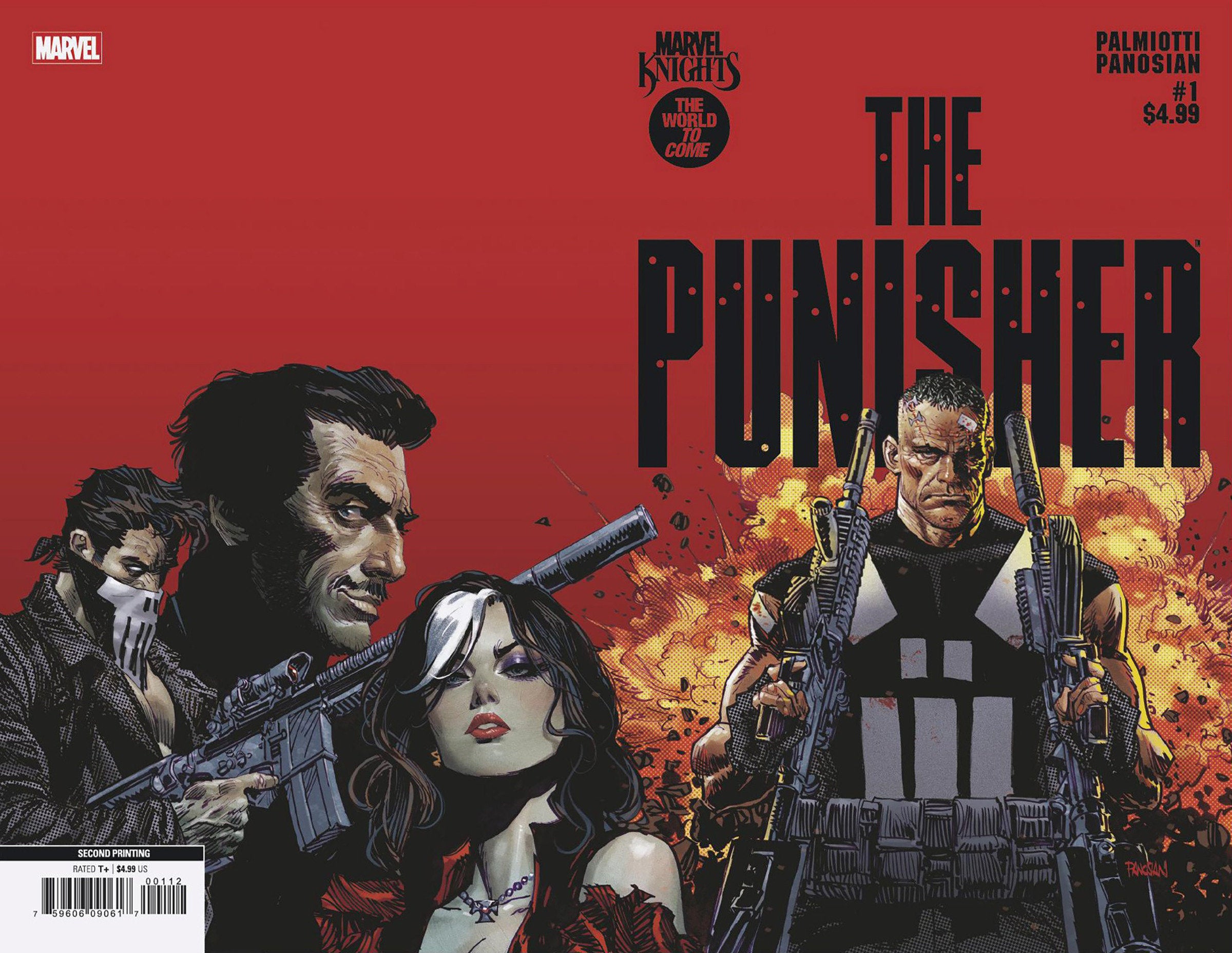 Marvel Knights: Punisher #1 Dan Panosian 2 Nd Printing Variant | Dragon's Lair Comics and Fantasy Houston TX