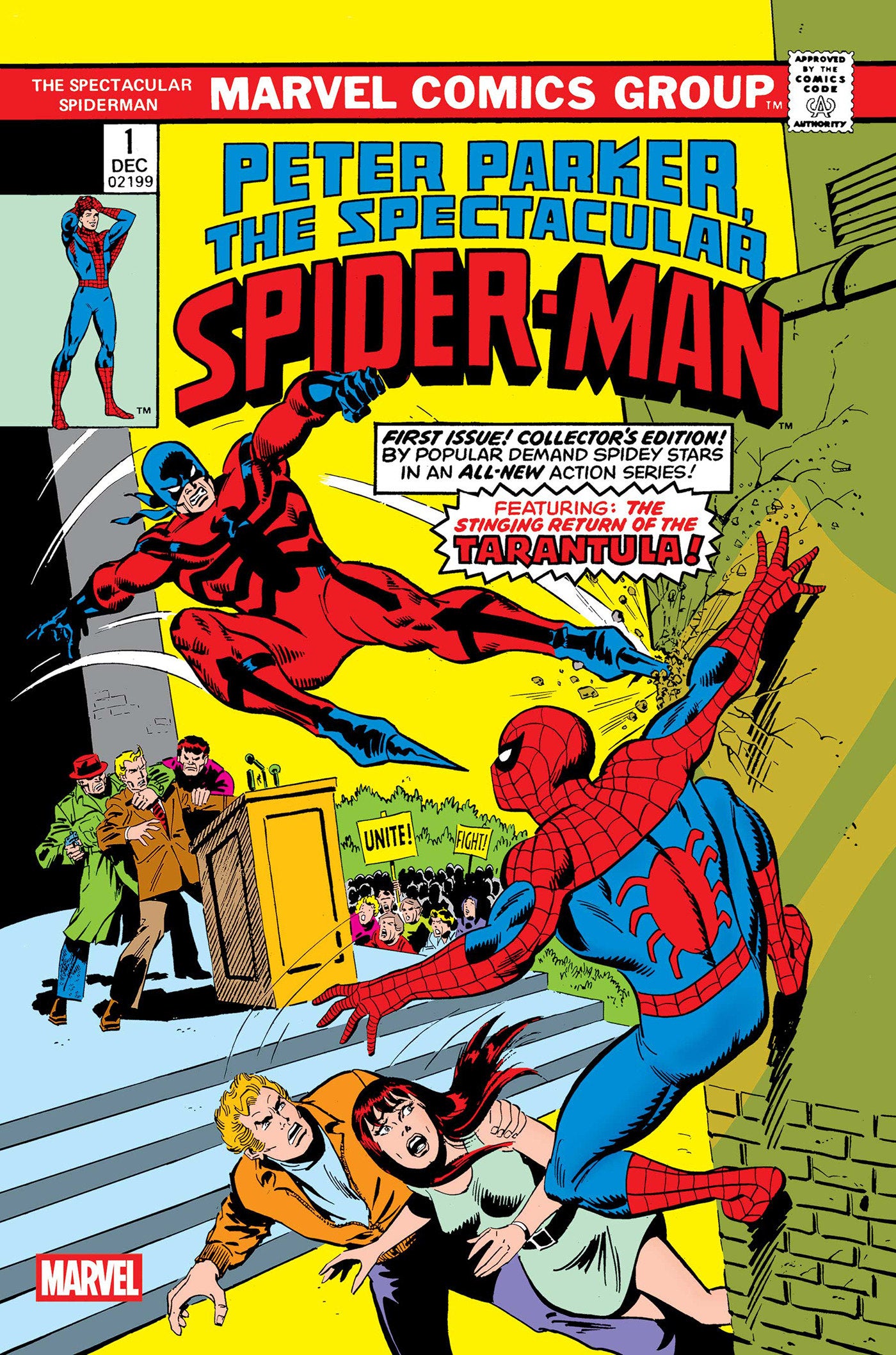 Peter Parker, Spectacular Spider-Man #1 Facsimile Edition Poster | Odin's Place