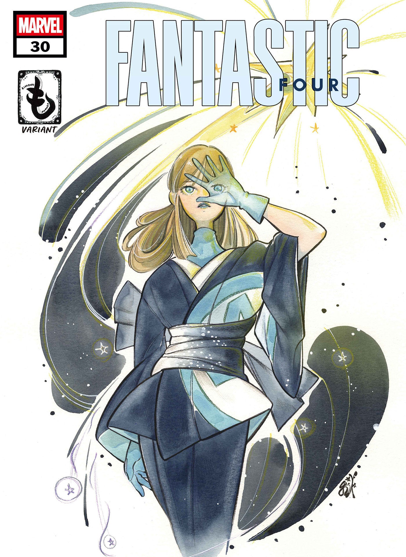 Fantastic Four #30 Peach Momoko Kimono Variant [Doom] | Dragon's Lair Comics and Fantasy Houston TX