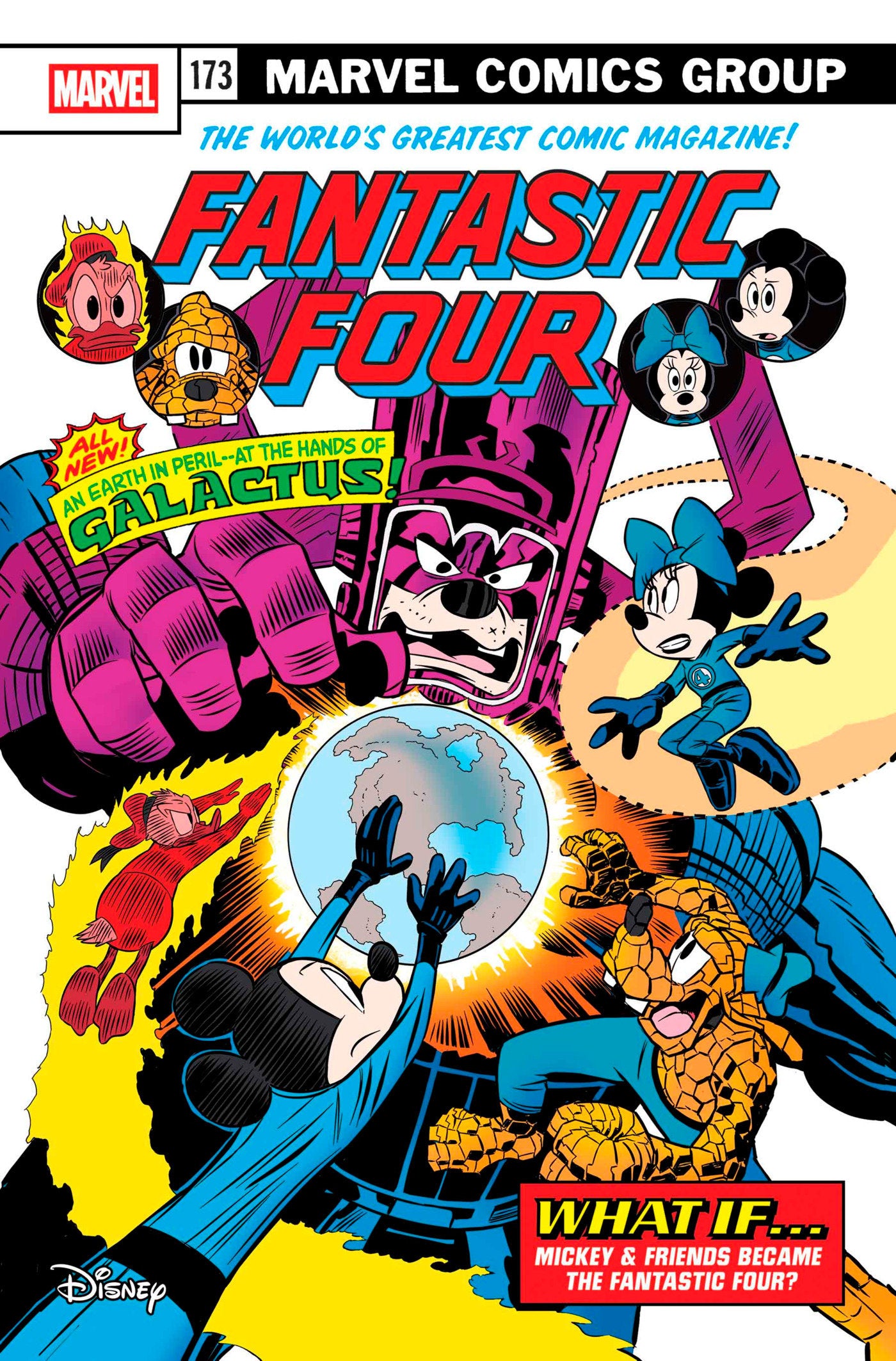 Fantastic Four #31 Claudio Sciarrone Disney What If? Fantastic Four Homage Variant [Doom] | Dragon's Lair Comics and Fantasy Houston TX