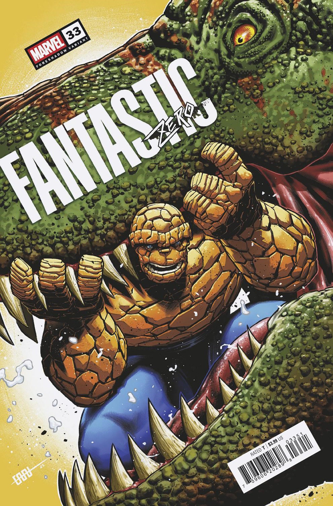 Fantastic Four #33 Cafu Foreshadow Variant [Doom] | Dragon's Lair Comics and Fantasy Houston TX