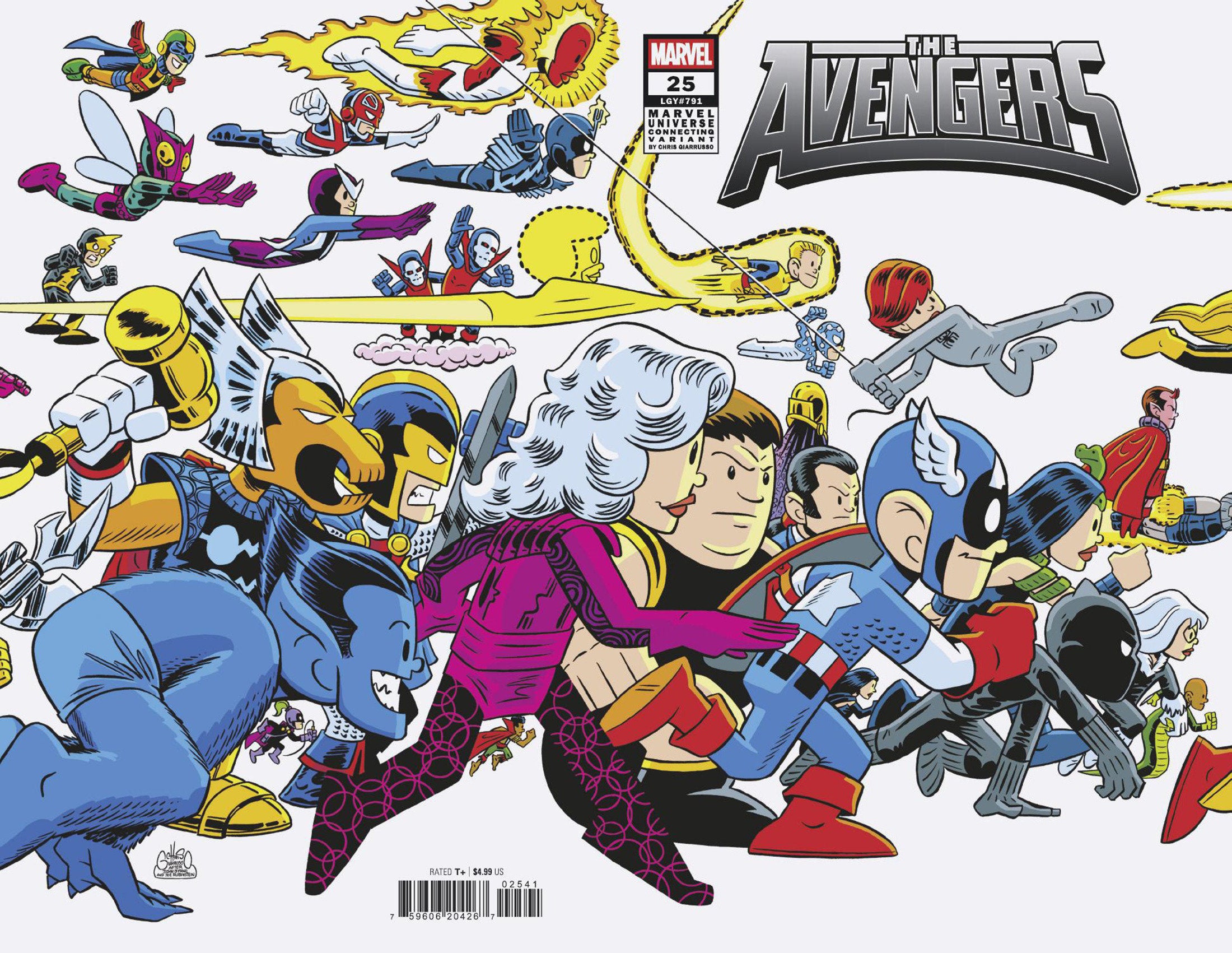 Avengers #25 Chris Giarrusso Marvel Universe Connect Variant B | Dragon's Lair Comics and Fantasy Houston TX