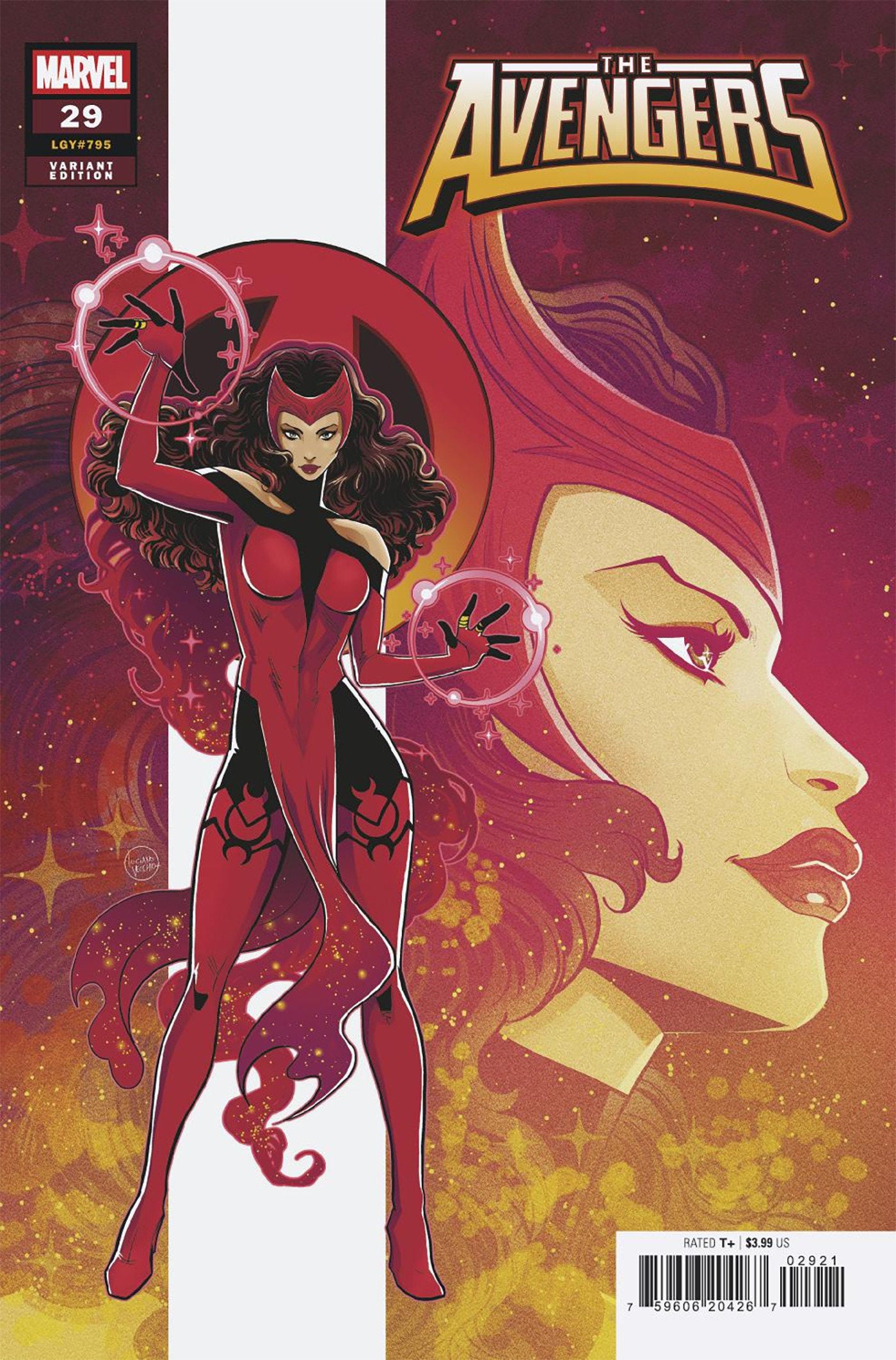 Avengers #29 Luciano Vecchio Scarlet Witch Variant | Dragon's Lair Comics and Fantasy Houston TX